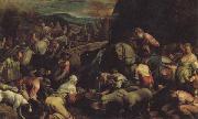 Jacopo Bassano The Israelites Drinkintg the Miraculous Water oil